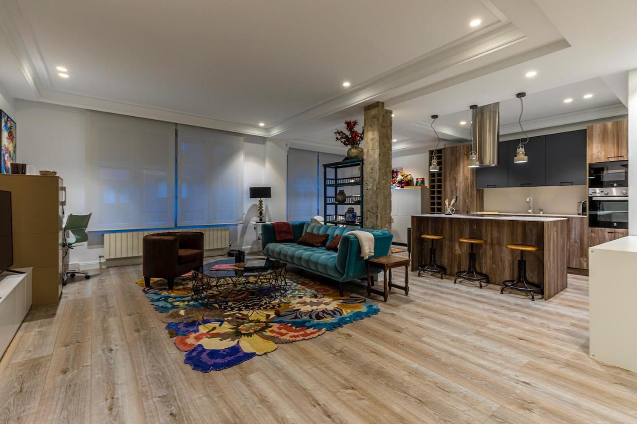 110 M2 Central Apartment In Abando Close To Guggenheim With Parking Бильбао Экстерьер фото